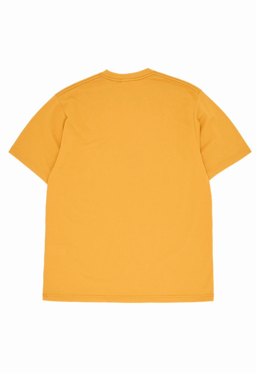 Breathable Layer Fit Gramicci One Point Logo T-Shirt - Mustard