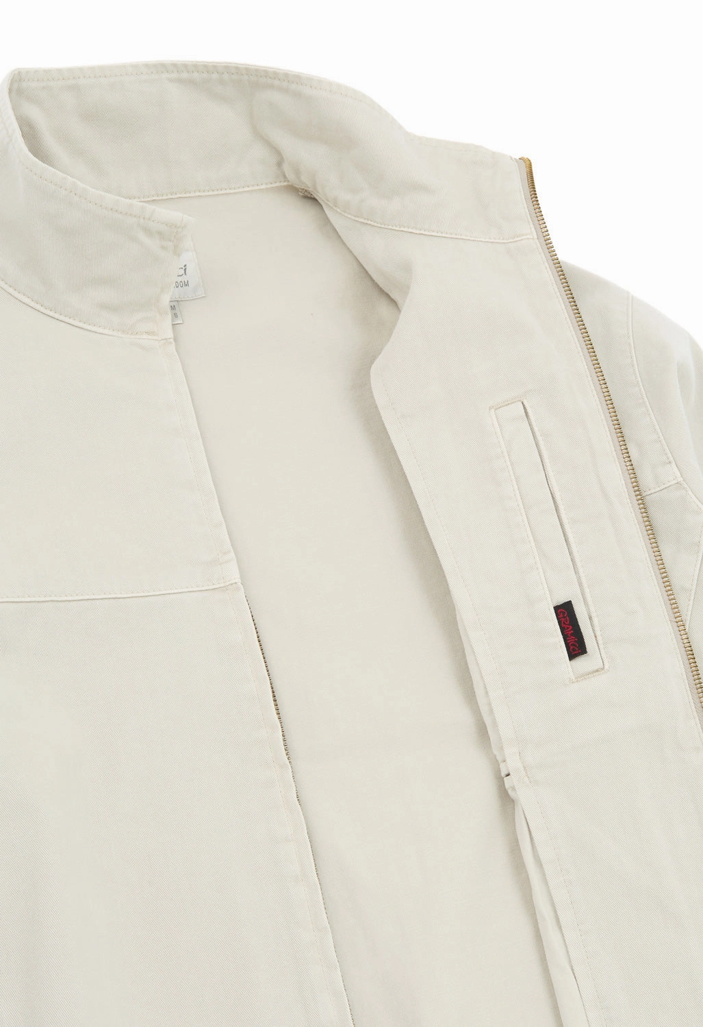 Minimalist Aesthetic Tear Resistant Fabric Blends Gramicci Twill-Around Jacket - Dune Pigment