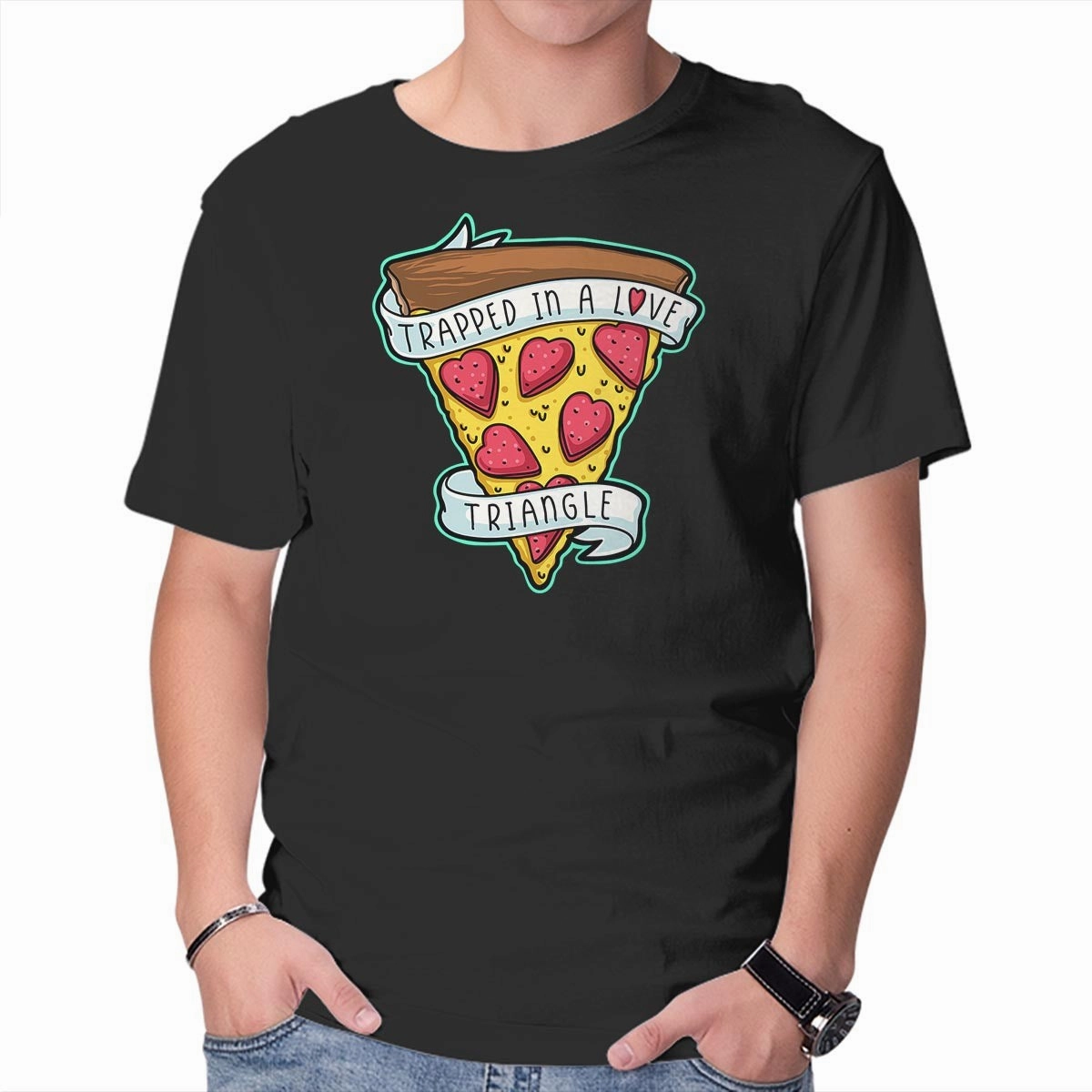 Fade Resistant Print Love Triangle