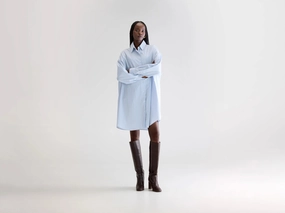 Easy Mood Fluid Fabric Grappa shirt dress (252 / W / STRIPE W)