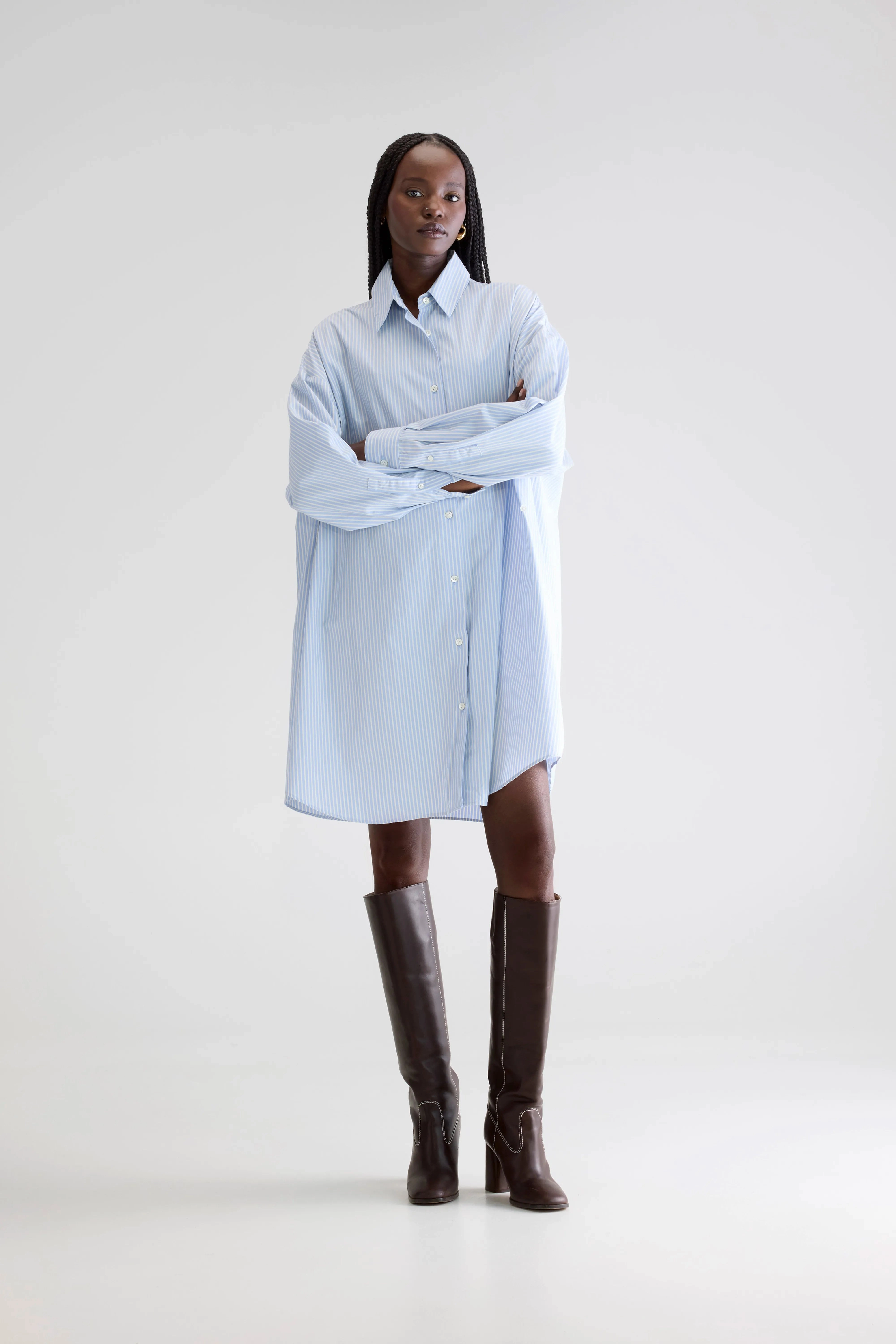 Formal Choice Grappa shirt dress (252 / W / STRIPE W)