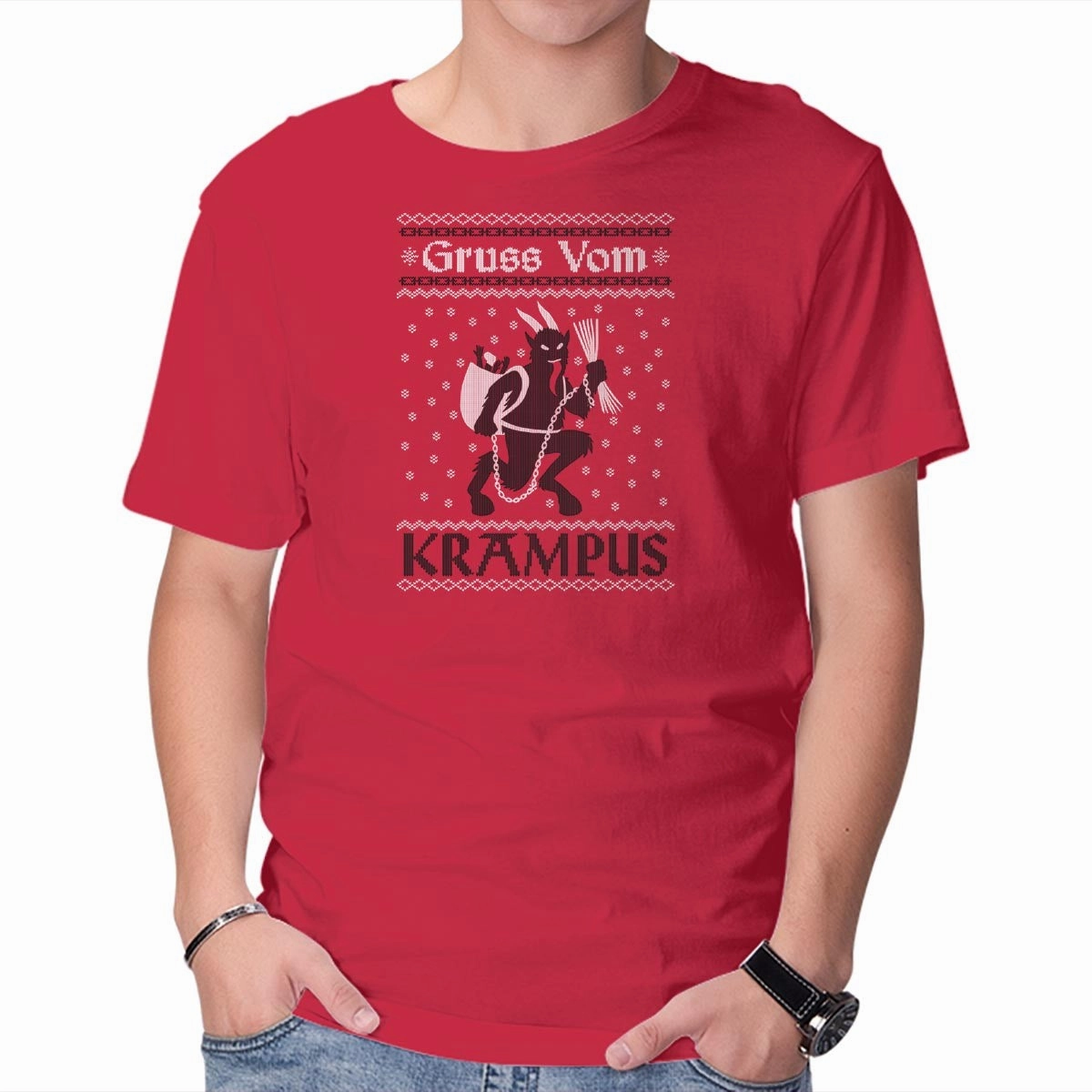 Greetings From Krampus Sweat Absorbent Everyday Fashion Look