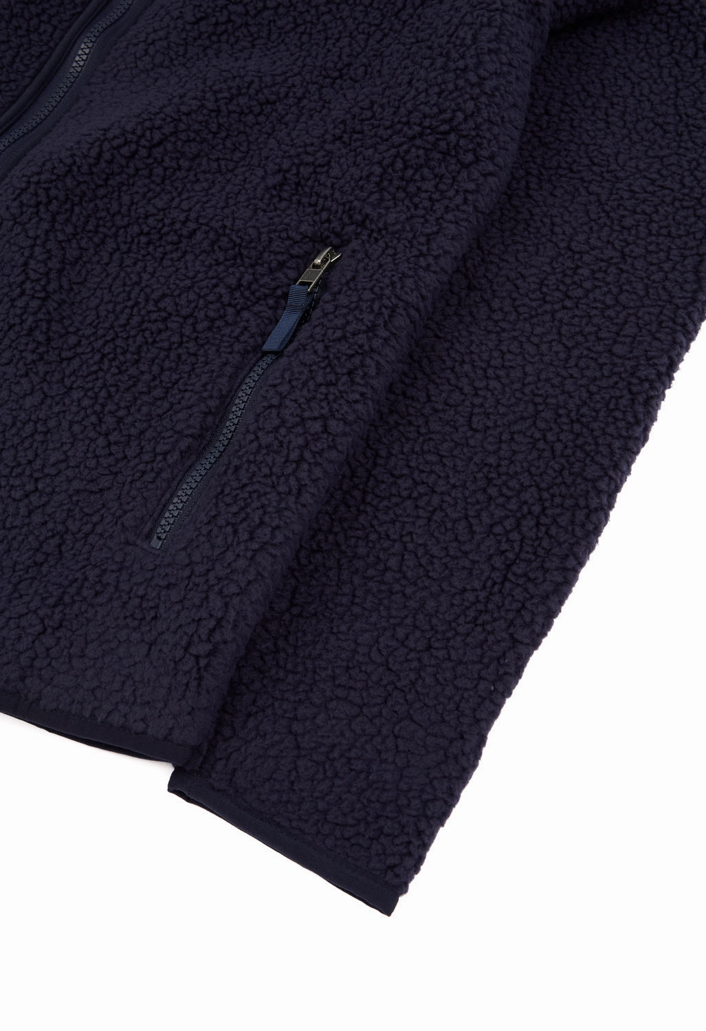Full Length Zipper Patagonia Women's Retro Pile Hoody - Sunken Blue