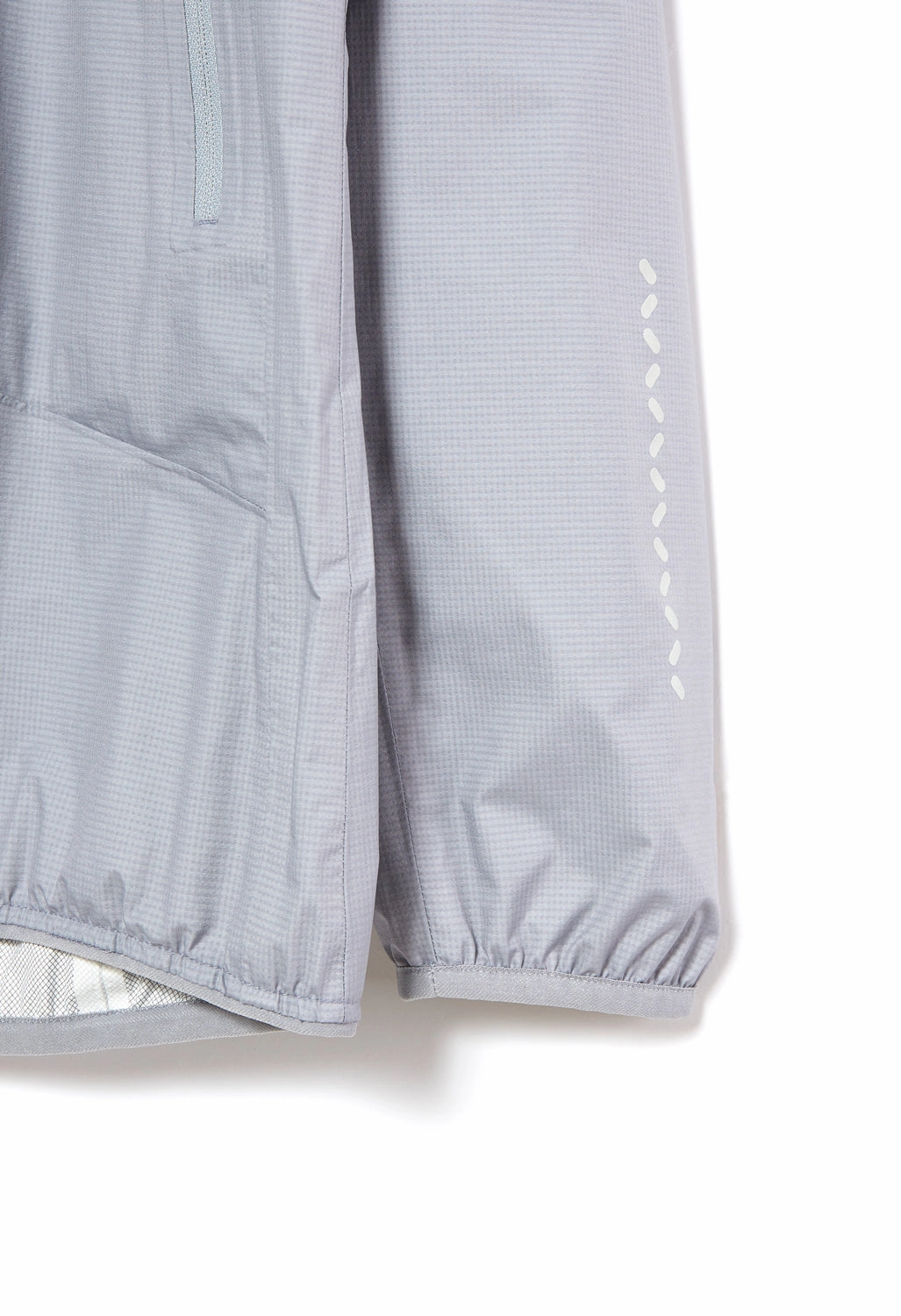 Hagl?fs Women's L.I.M PROOF Jacket - Concrete/Thyme Green Reflective Safety Details