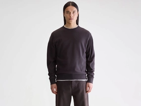 Go-To Layer Flake crewneck sweatshirt (252 / M / DARK PURPLE)