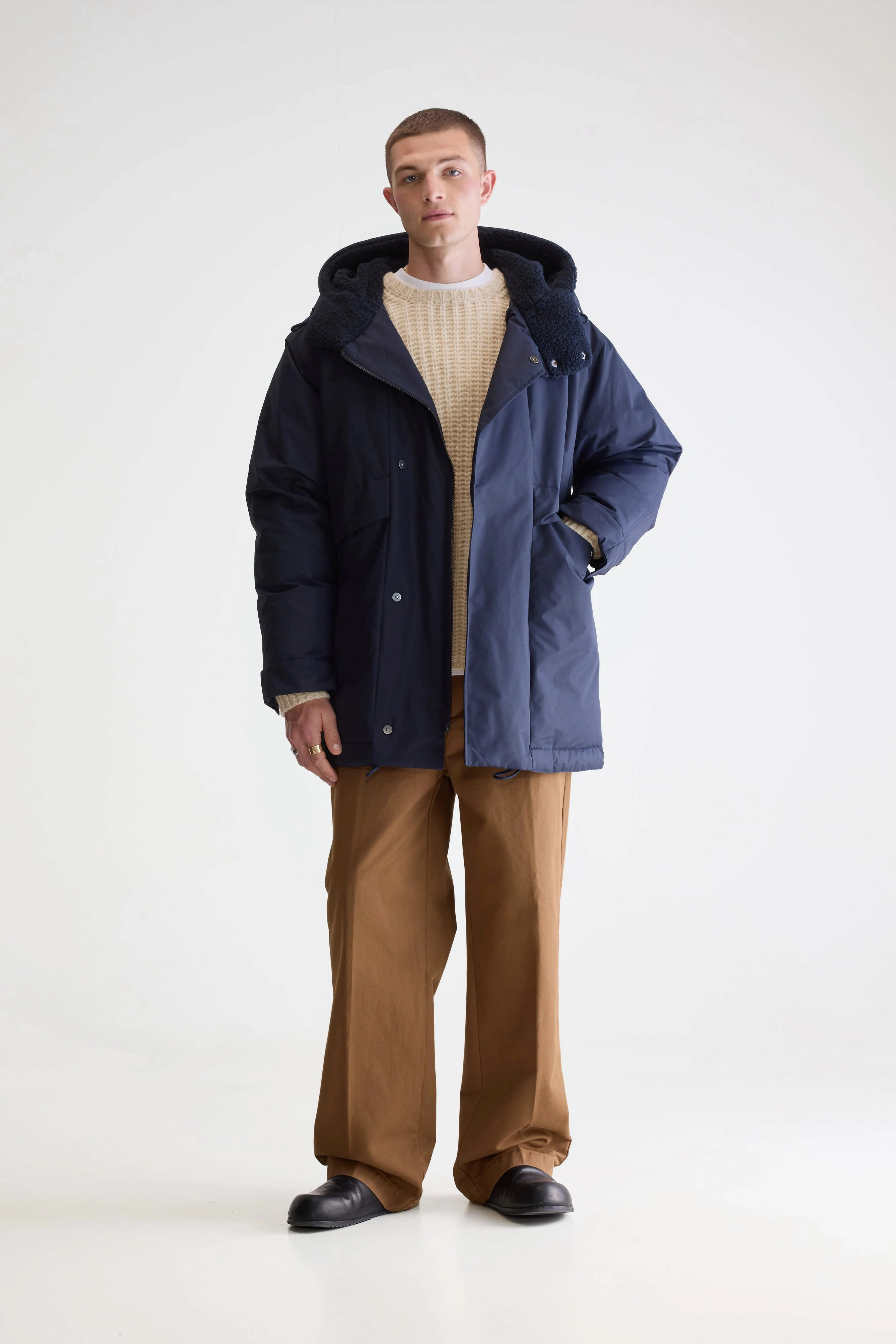 Hamlet hooded parka (252 / M / AMERICA) Relaxed Fit Structure