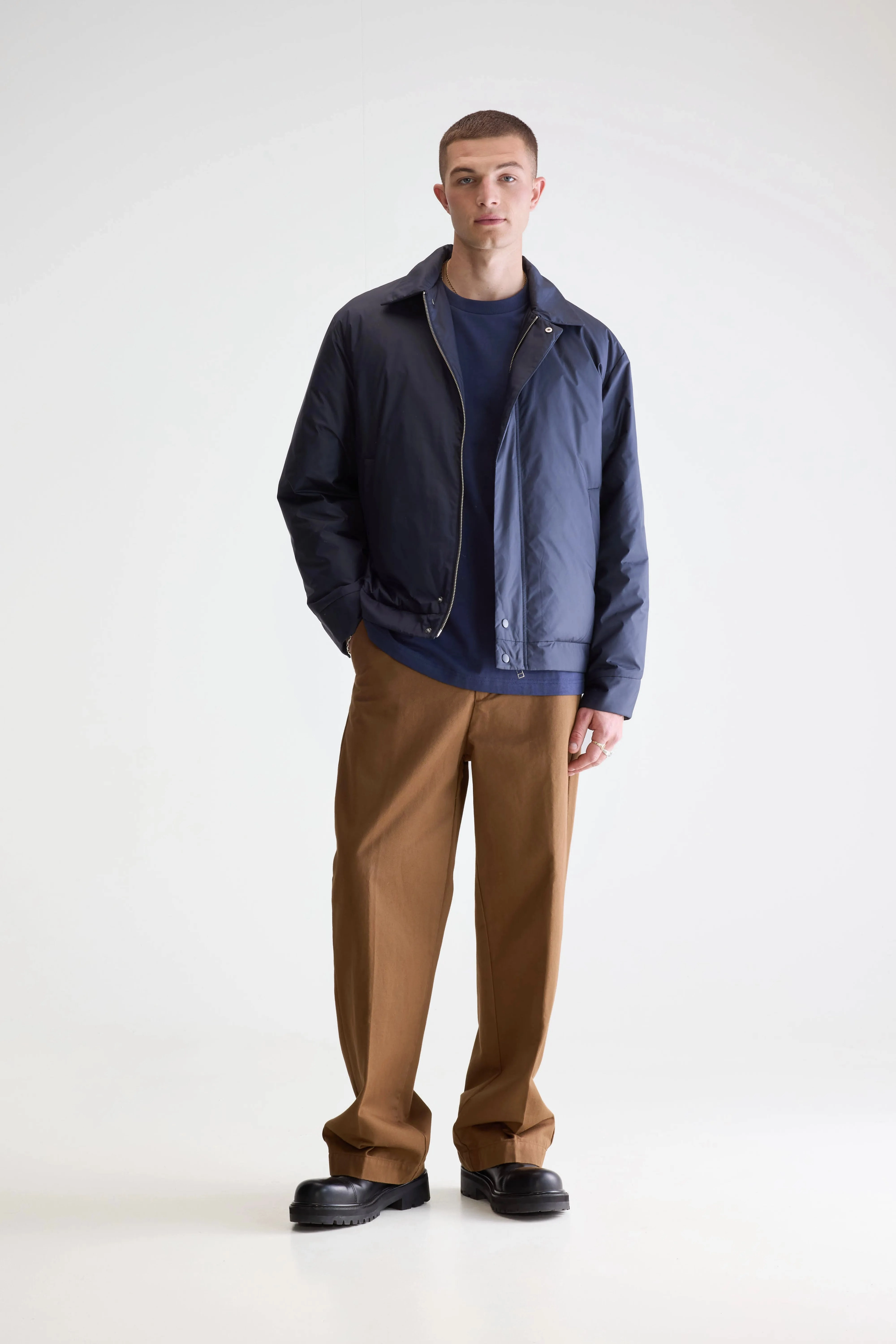 Hammy padded jacket (252 / M / NAVY) Mid Length Cut AntiStaticFinish