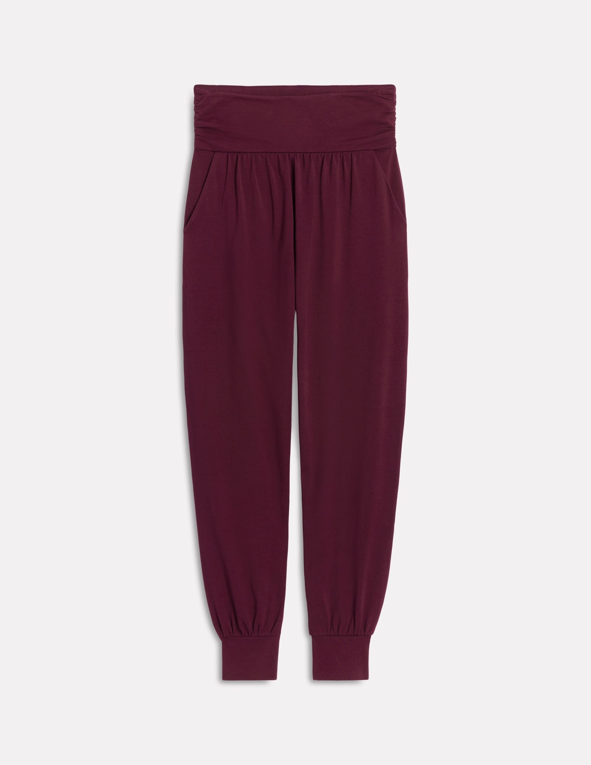 Hareem Jersey Joggers-Deep Wisteria Durable Wear Fitted waist