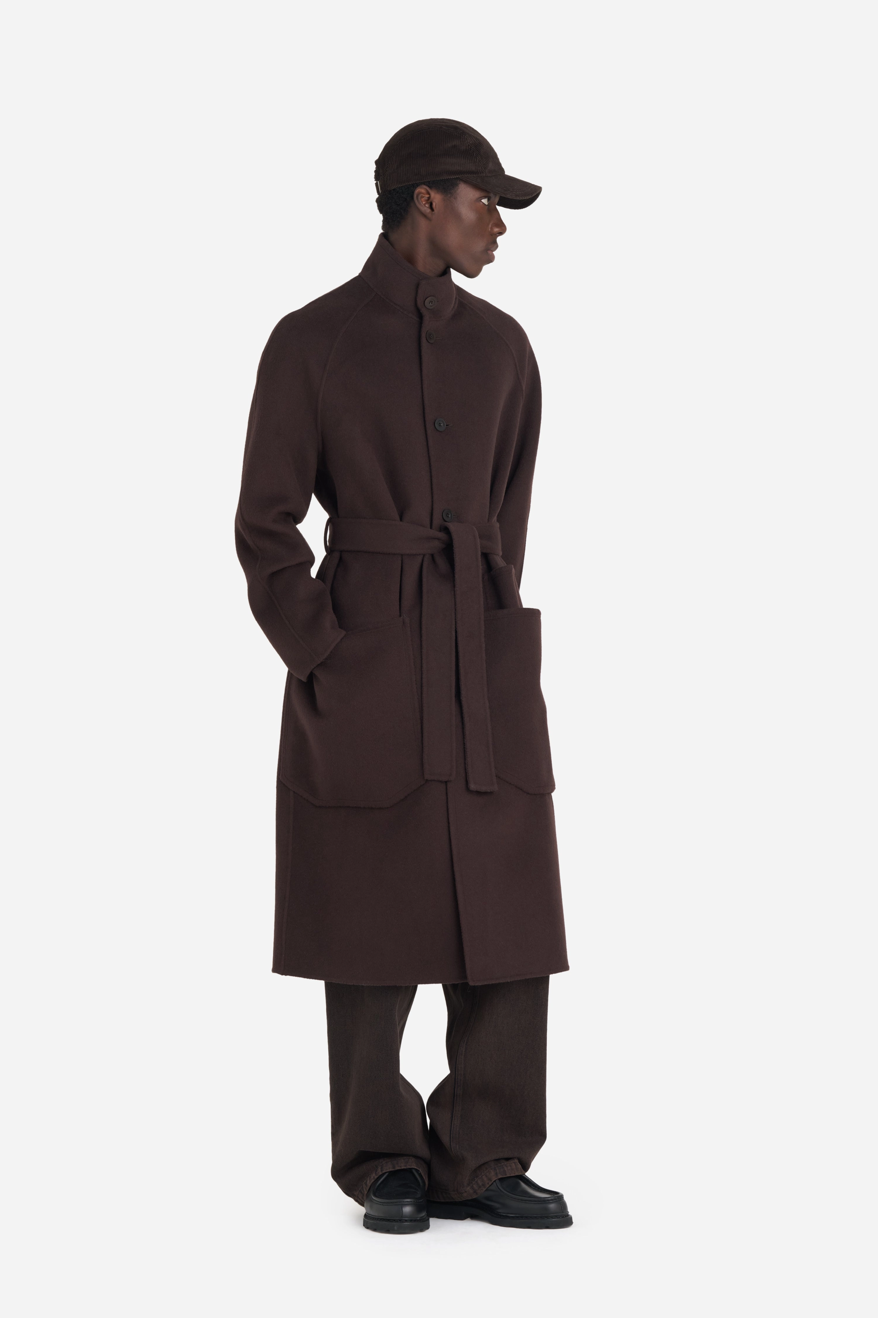 Moisture Wicking Finish Multipurpose Layering HEAVY WOOL COAT