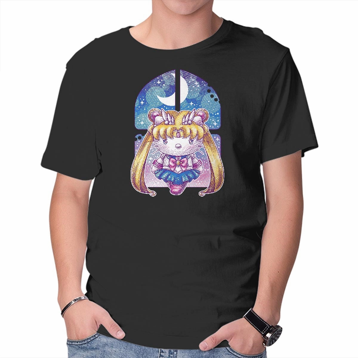 Hello Senshi Layered Shoulder Design