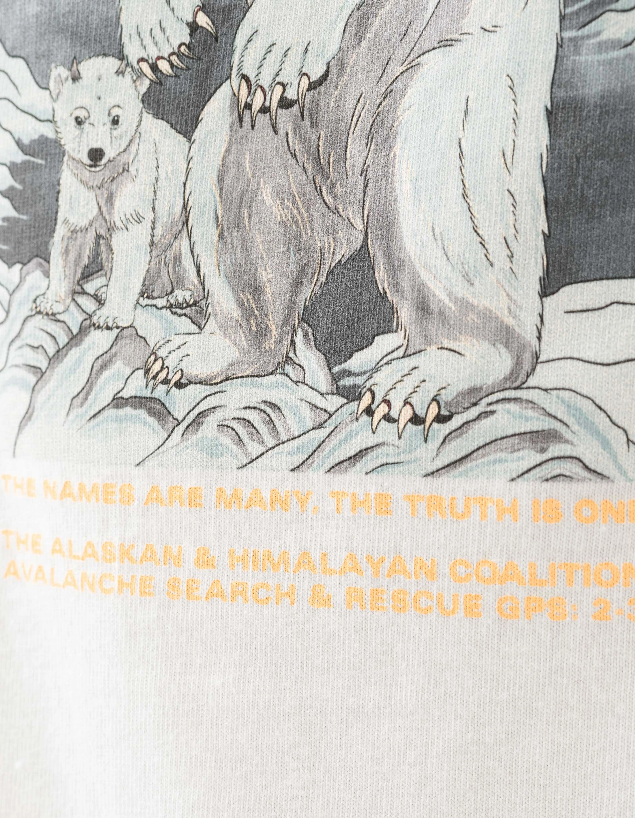 2211 Alaskan Polar Bears S/S T-Shirt White QuickDryTechnology