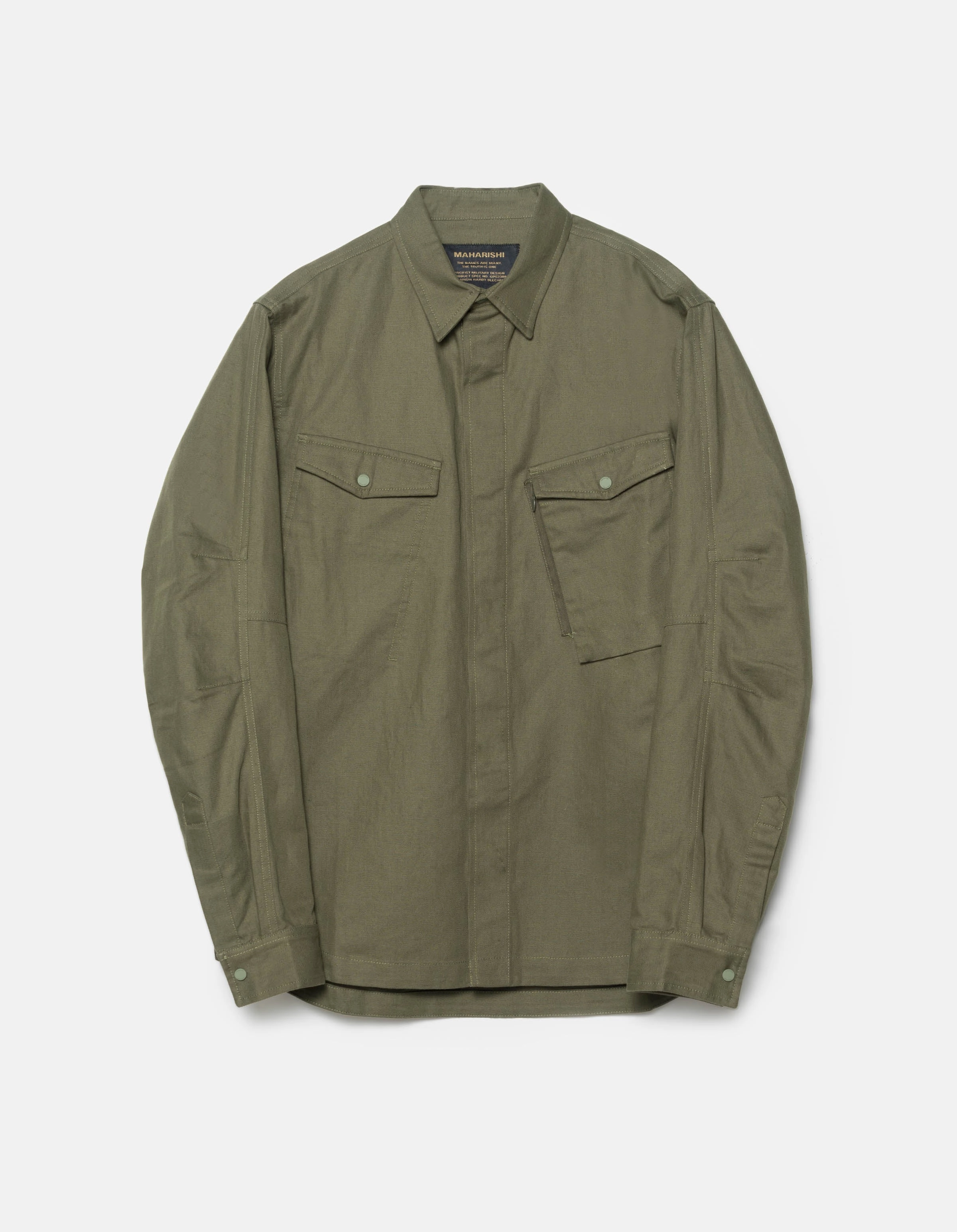 Holiday Special 7028 MILTYPE Organic Custom Shirt Olive OG-107F