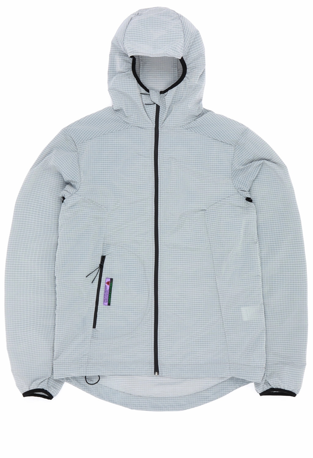 Wind Blocking Fabric Relaxed Fit Structure Rayon Vert Heavy Mirage Jacket - Cave Grey