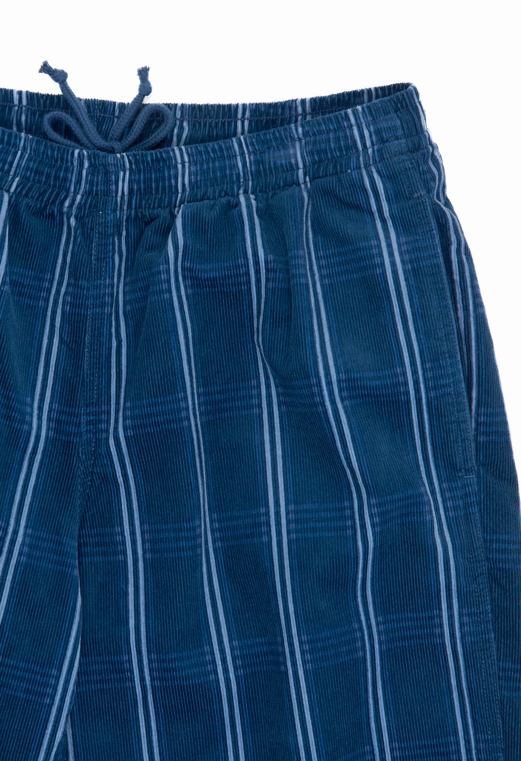 Warm Weather Wear Performance Layers Gramicci Men's Corduroy Swell Shorts - Navy Check