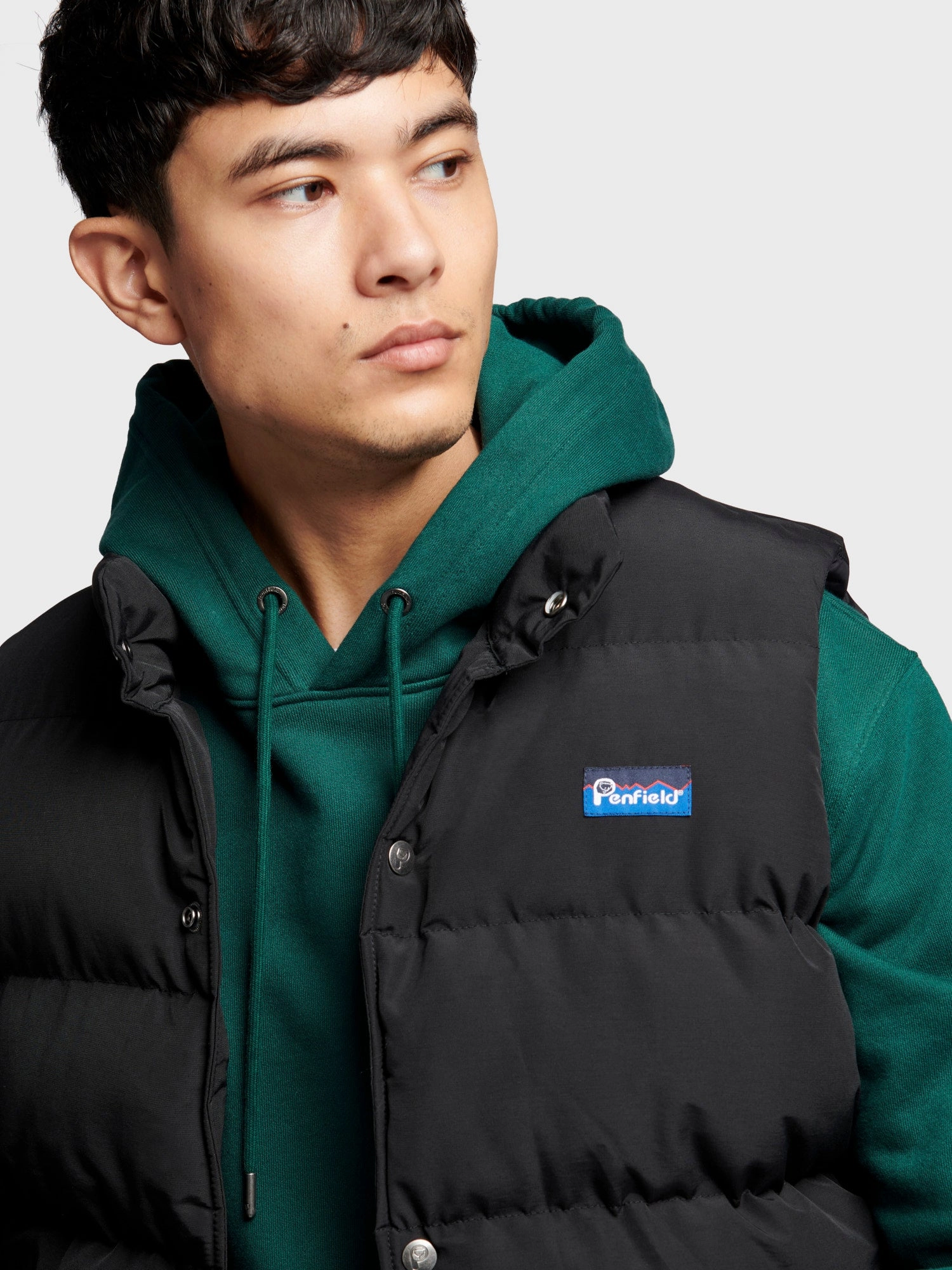 Reinforced Shoulder Protection Outback Vest in Black