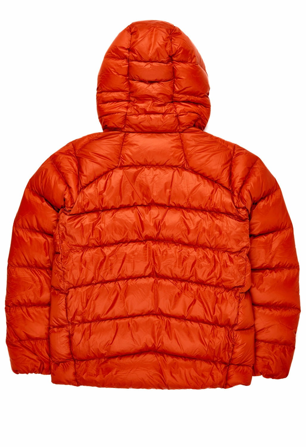 Patagonia Fitz Roy Men's Down Hoodie - Hot Ember High Collar Options Changeable Style