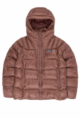 Patagonia Women's Fitz Roy Down Hoody - Dulse Mauve Quick Dry Technology