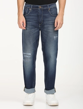 Smart Utility Men's 511 Blue Slim Fit Mid Rise Jeans