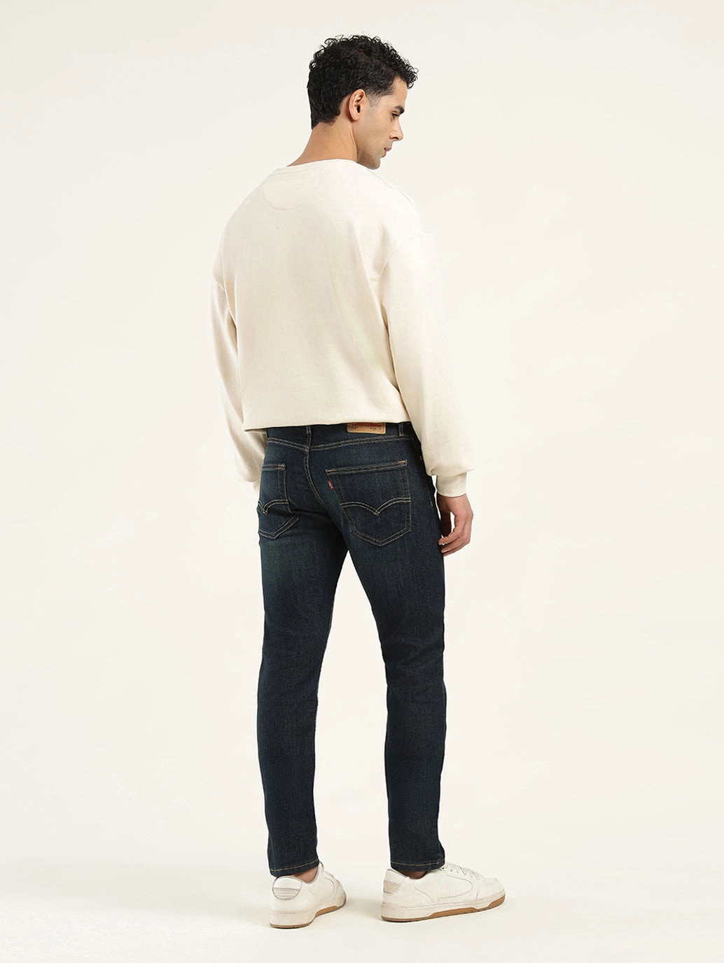 Men's 512 Blue Slim Tapered Fit Mid Rise Jeans Neutral Base