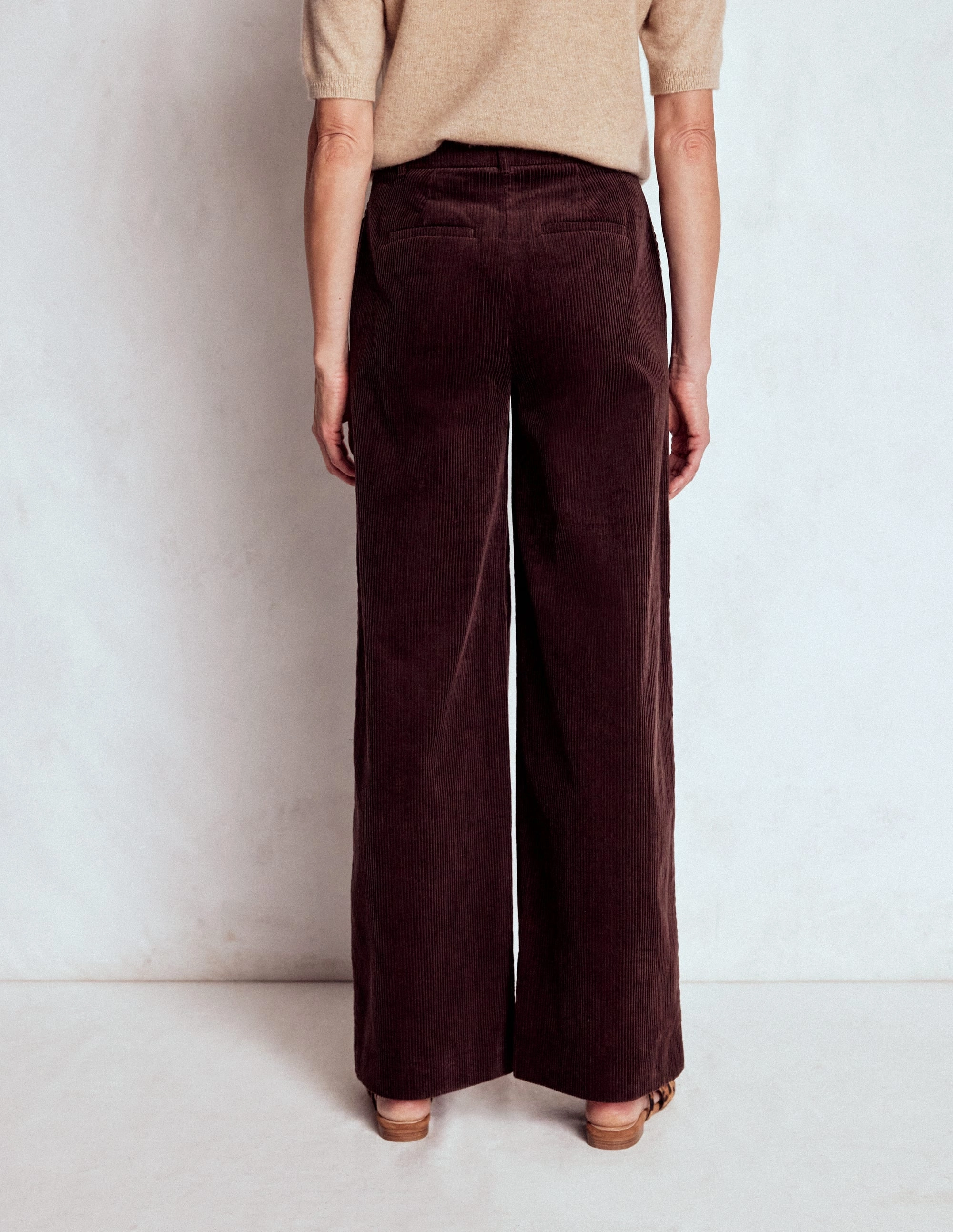 ReinforcedSeams Belgravia Cord Trousers-Deep Aubergine