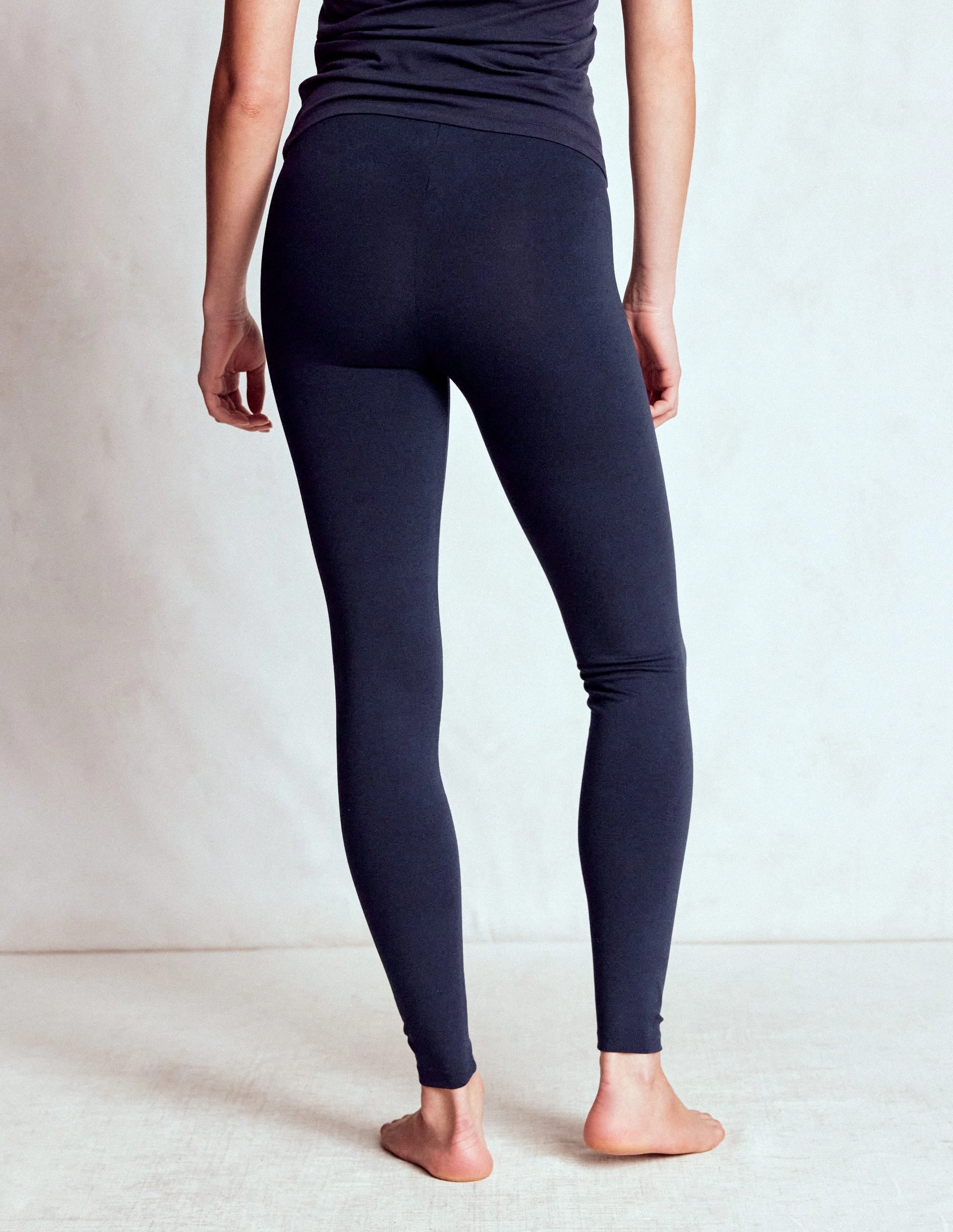 Modern Utility Seamless Technology High Rise Jersey Leggings-Navy