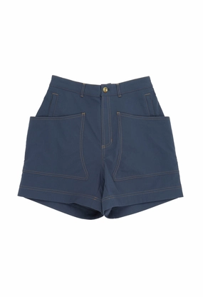 Hikerkind Women's 8 Pocket Shorts 01 - Bathyal Flexible Hemline