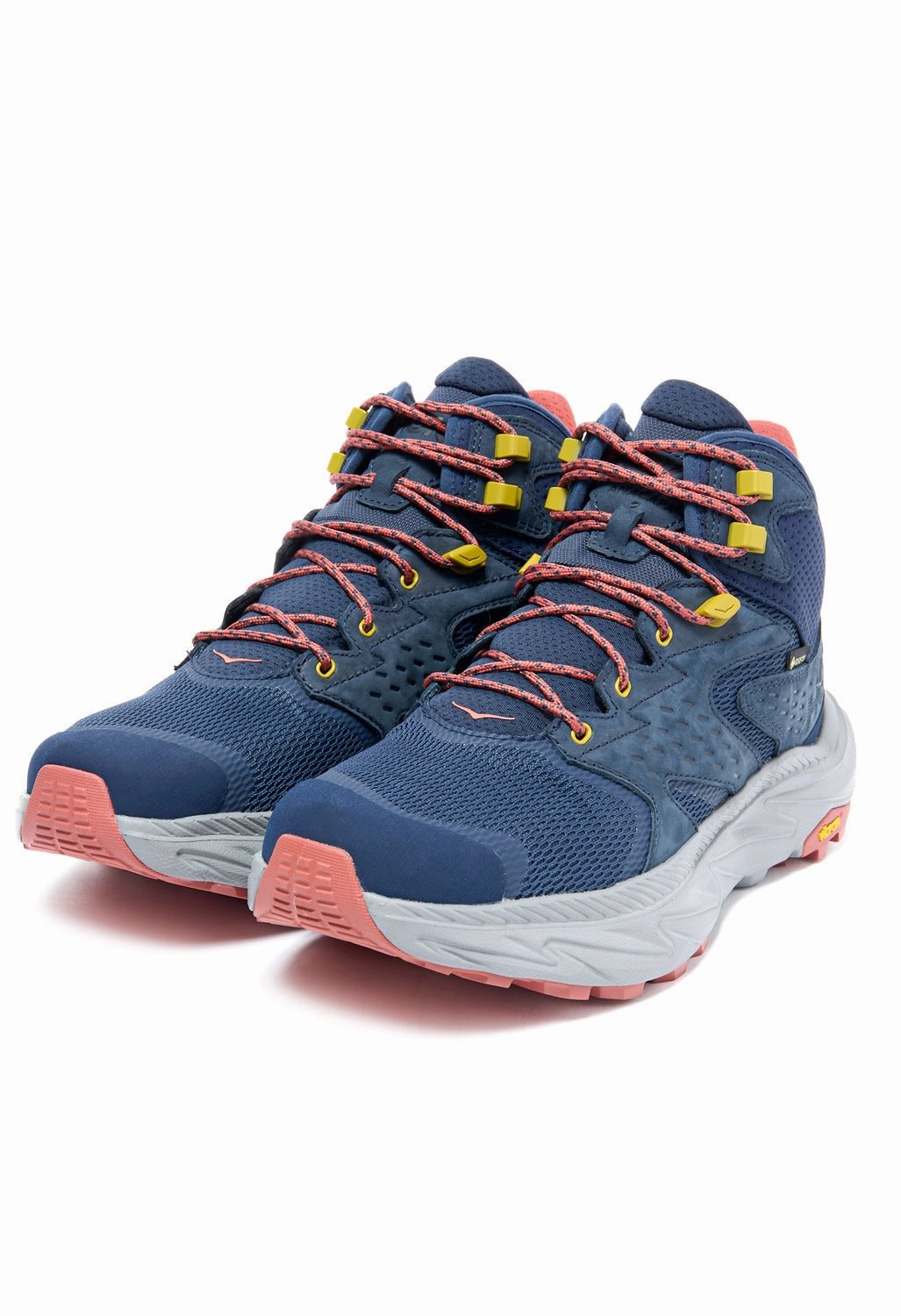 Hoka Men's Anacapa 2 Mid GORE-TEX Boots - Outer Space / Grey Non Slip Tread Pattern Tough Grip