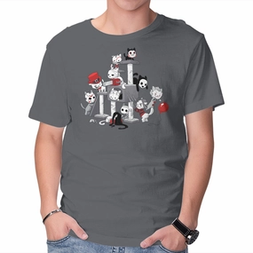 Horror Cats TexturedWeavePattern Smart Layer
