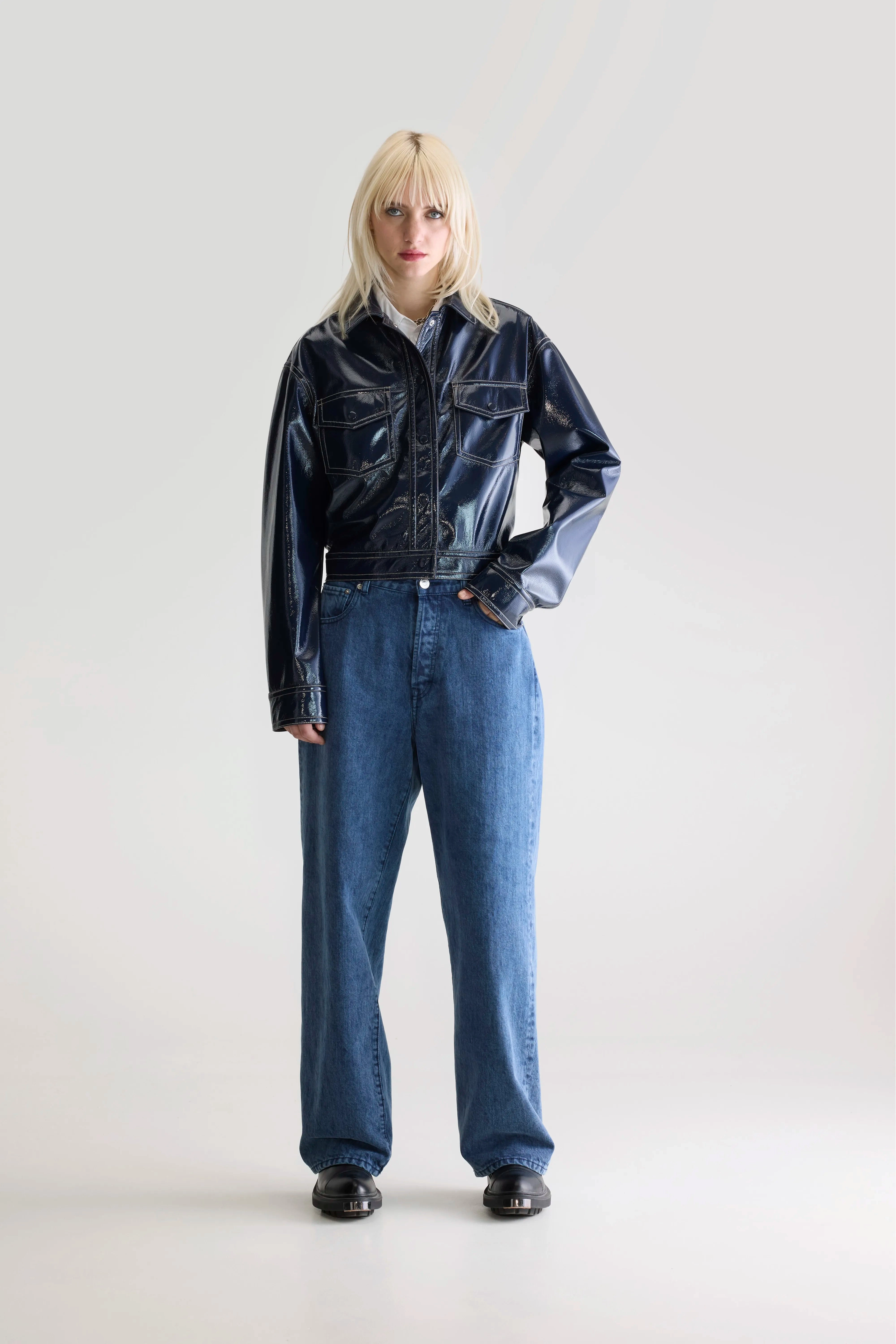 Moisture Wicking Material Layer Piece Houry relaxed jacket (252 / W / CAPTAIN)