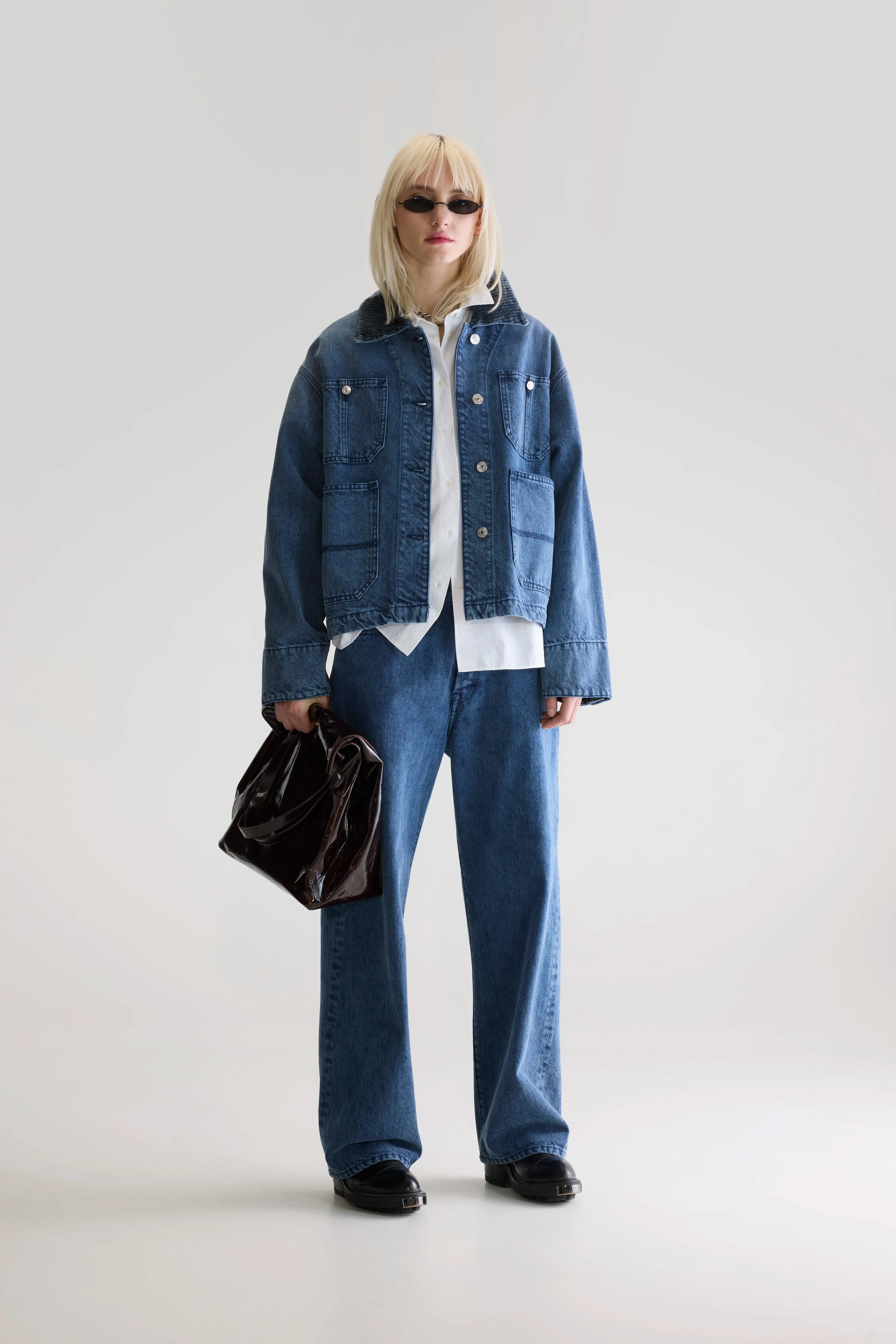 3-In-1 Set Frictionless Zipper Tracks Pila denim jacket (252 / W / BLUE SNOW)