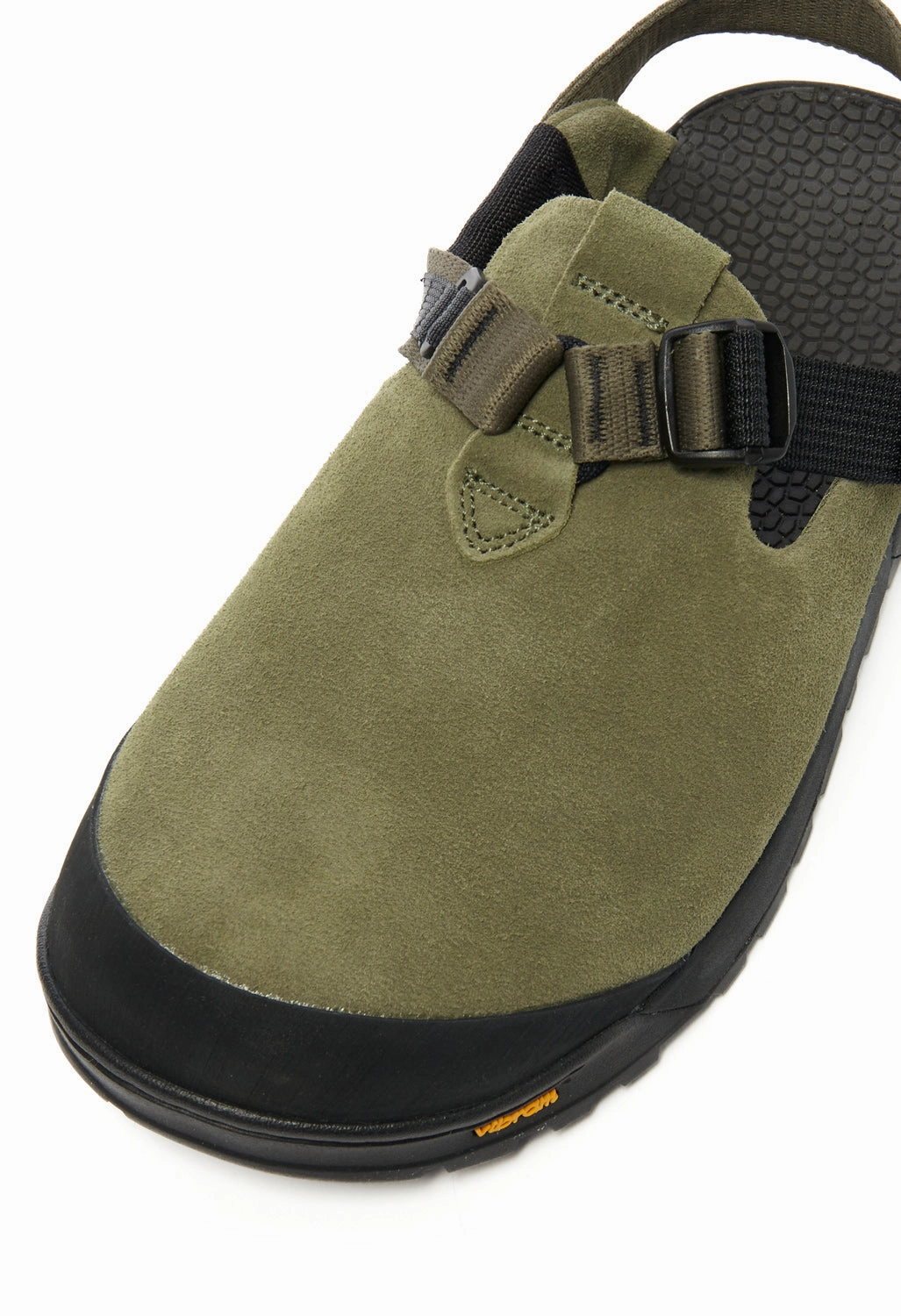 Bedrock Sandals Mountain Clog - Sagebrush Suede Sea View Versatile Casual Footwear