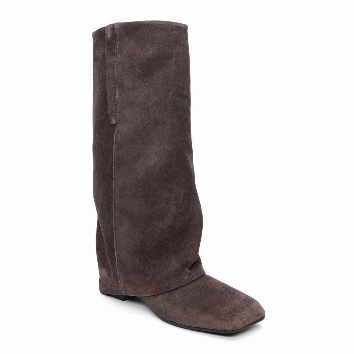 Resilient Sole Breathable Windy Weather Kimono Euro Toe Pull-On Foldover Tall Shaft Boot