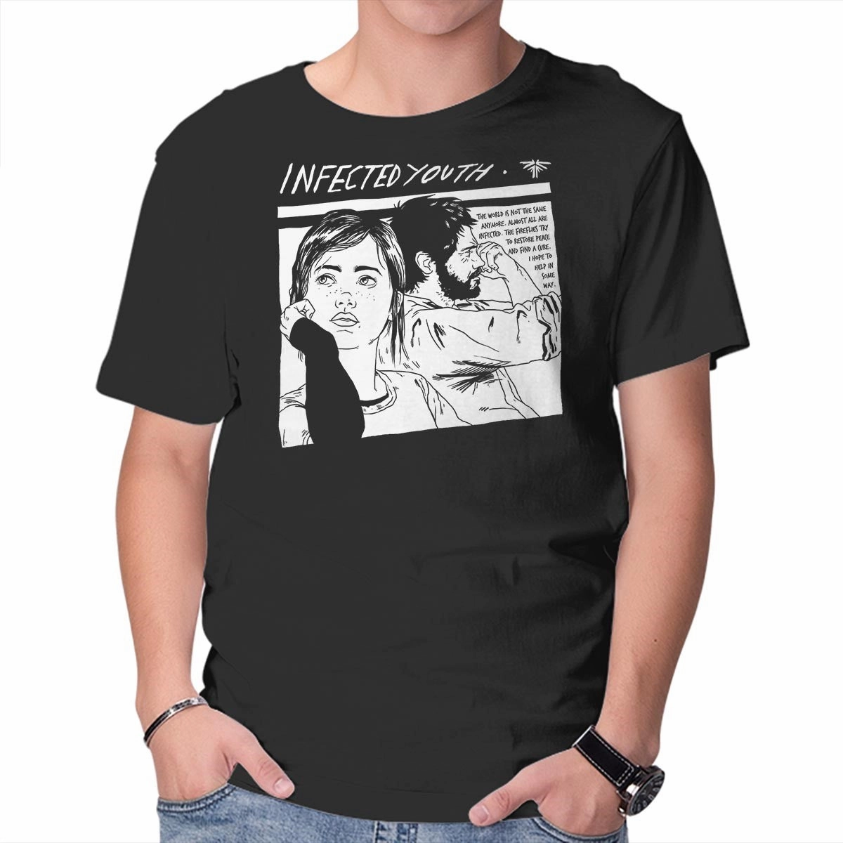Infected Youth Layered Hem Detail Versatile Layering Piece