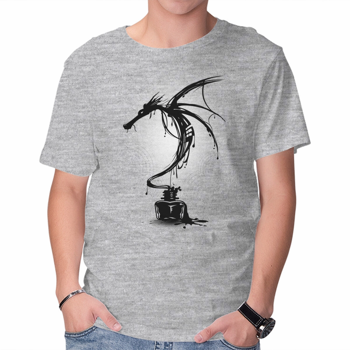 Breathable apparel Ink Dragon