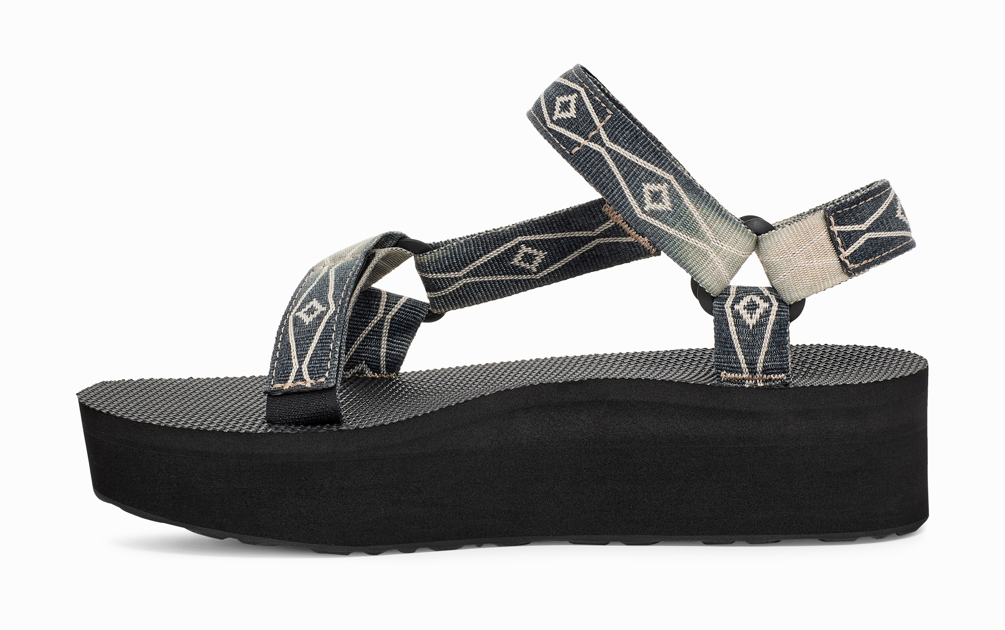Cut Outs Double Layer Strap Reinforcement WOMEN'S FLATFORM UNIVERSAL SUNSCAPE