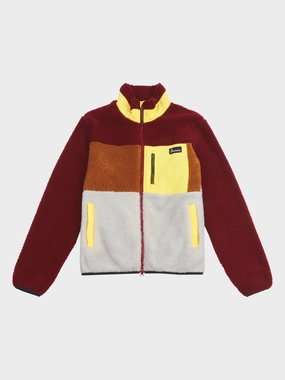 Comfortable lining Mattawa Fleece Jacket in Zinfandel