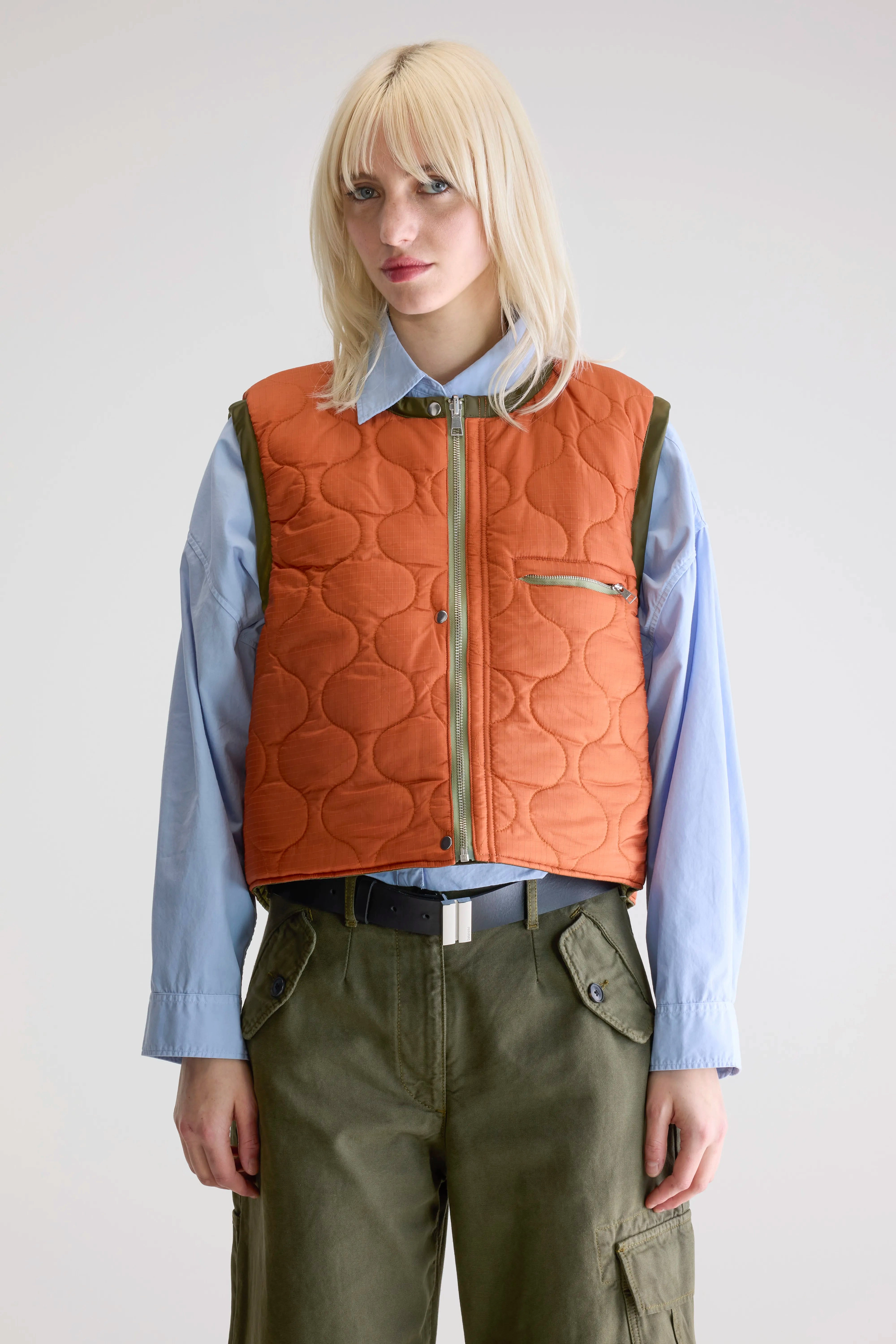UV Block Jensa sleeveless jacket (252 / W / COMBO A)