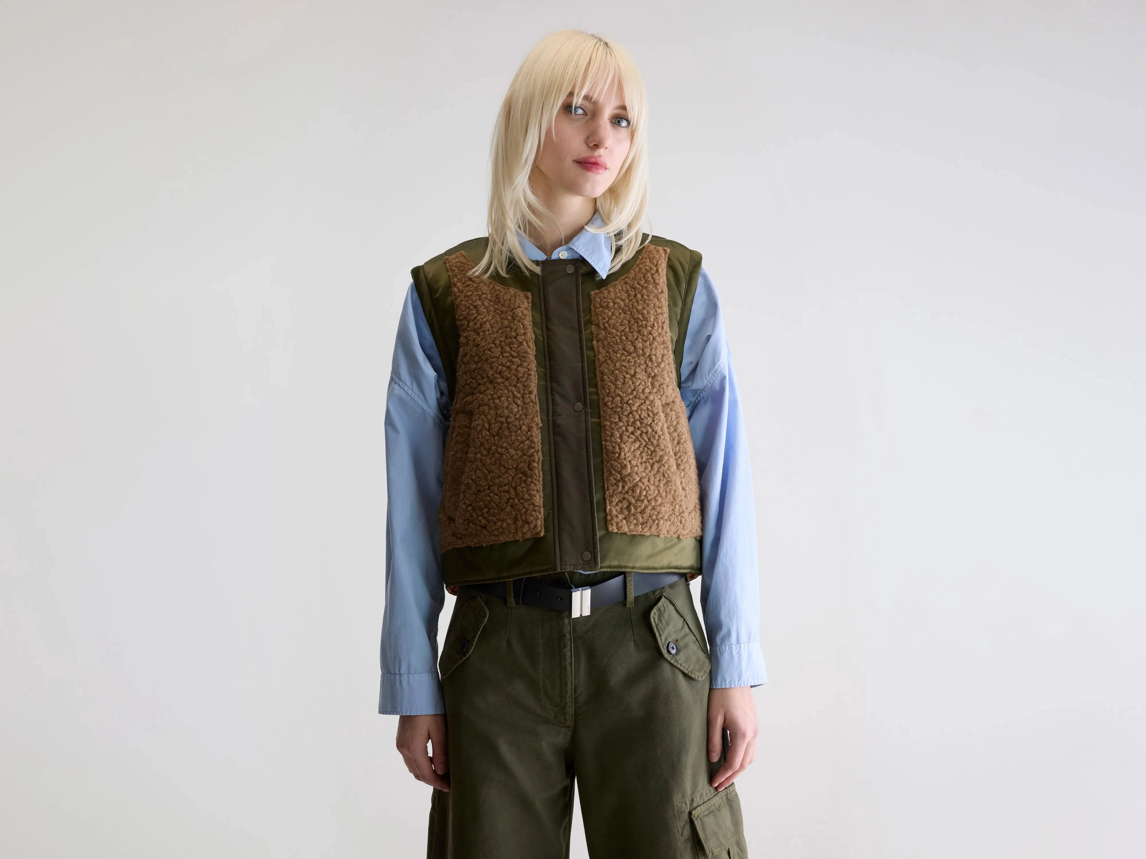 Jensa sleeveless jacket (252 / W / COMBO A) Sport Fit