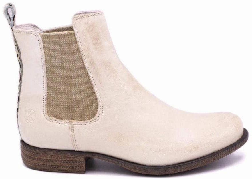 Jester Leather Bootie Solid Stitching Slip-Resistant Sole