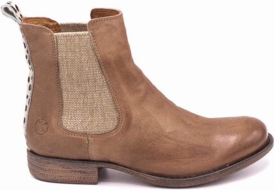 Cushion Collar Jester Leather Bootie