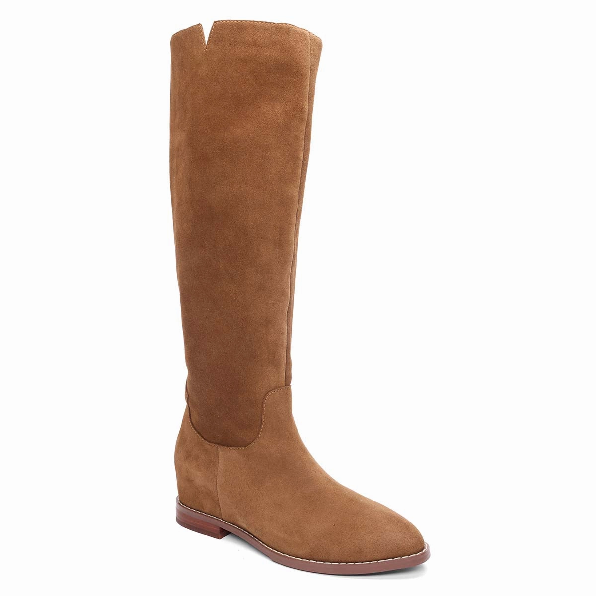 Comfort Lining Rainy Days Street Utility Jocelyn Hidden Wedge Suede Tall Shaft Boot