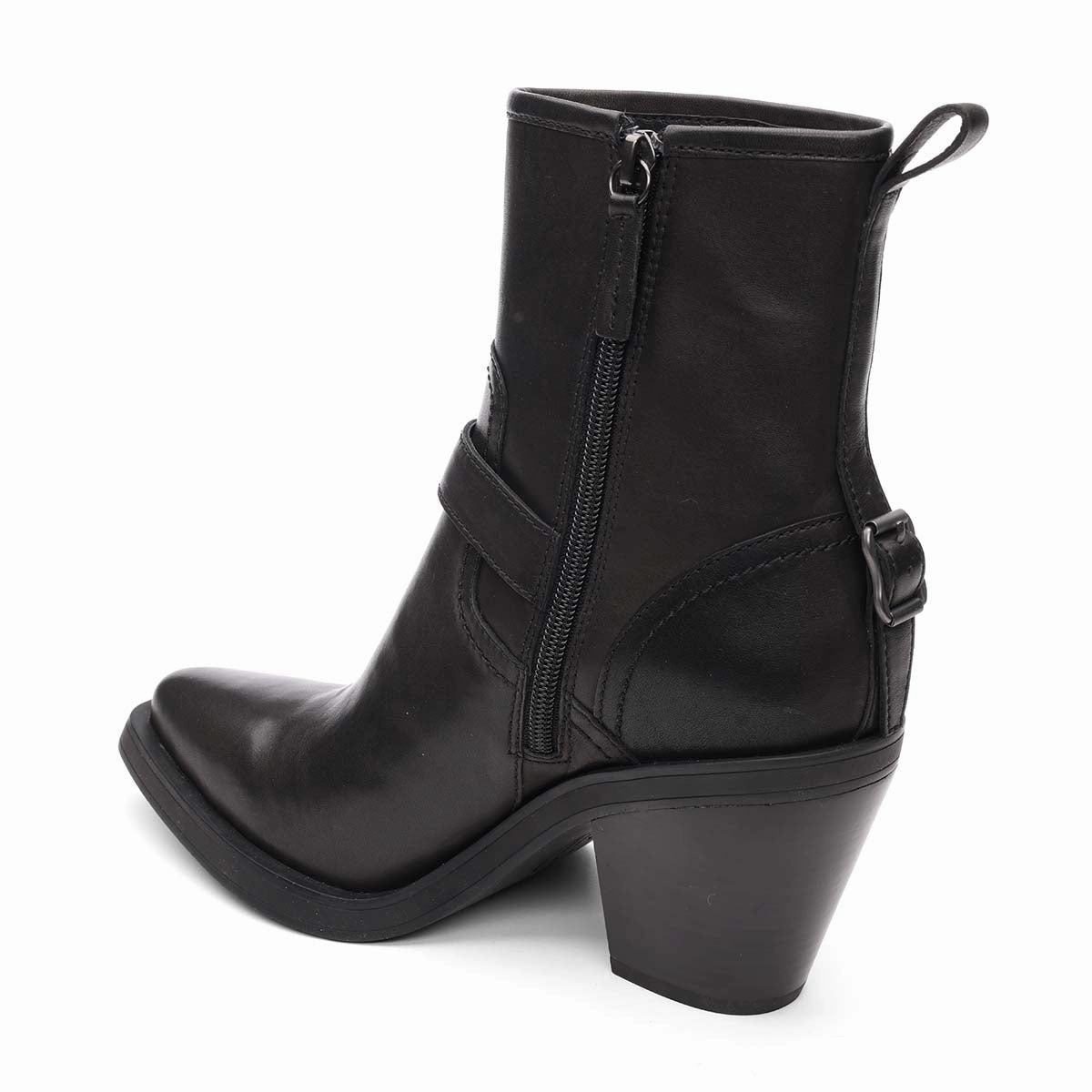 Joy Western Buckle Bootie Non Marking Tread Zip Edge