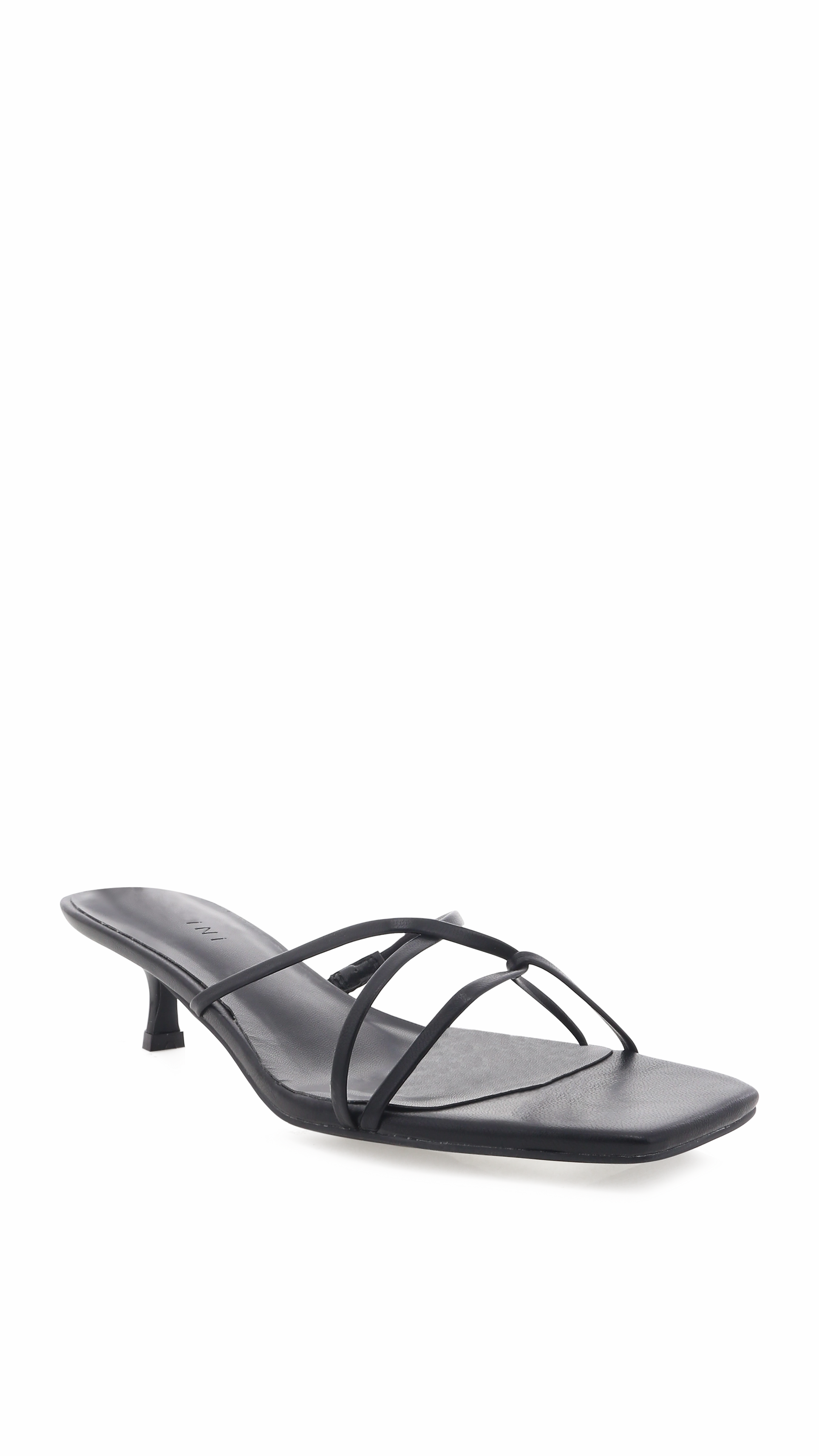 Kaila Heel - Black Korean Chic Soft Leather