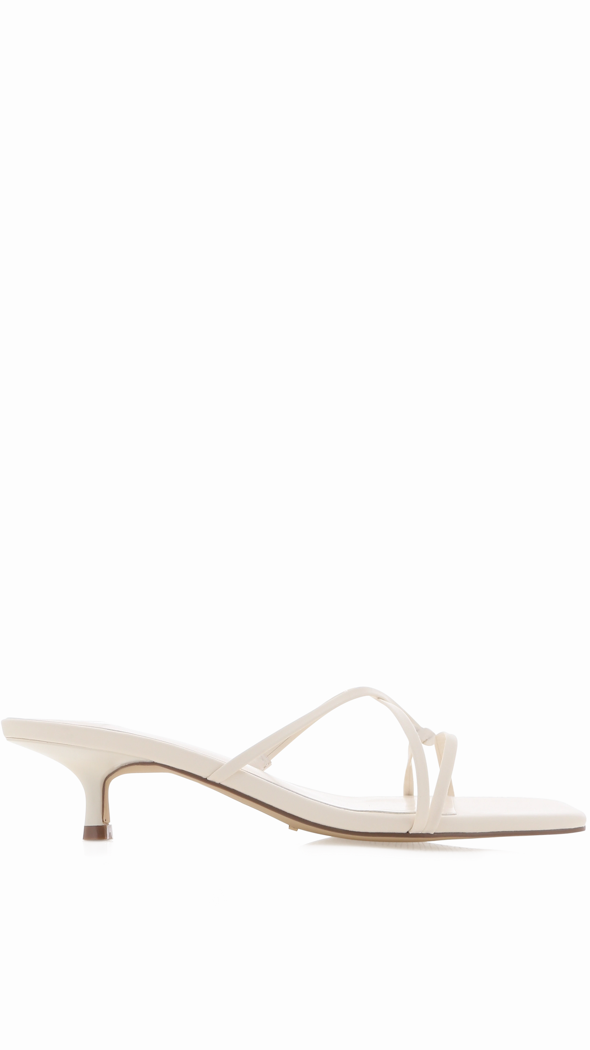 Kaila Heel - Bone Retro Glam hand made