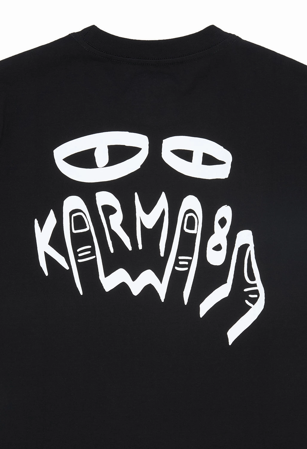 Urban Style Trend Modern Layering Karma8a The Real Tee - Black