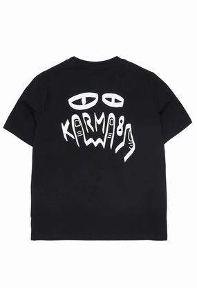 Karma8a The Real Tee - Black Durable Material