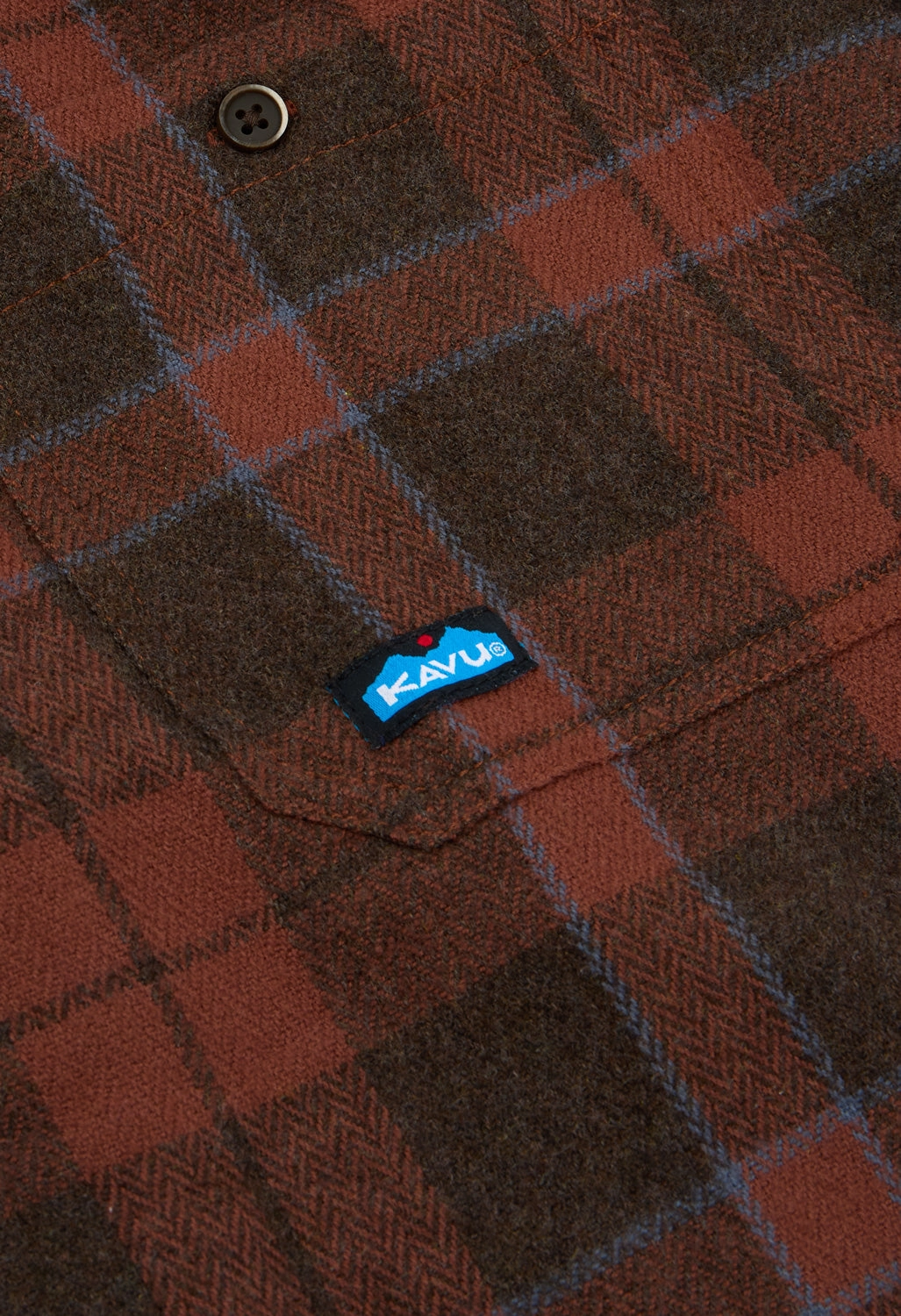 KAVU Men's Big Joe Shirt - Mahogany Brown Chic Design Eco-Friendly Choice