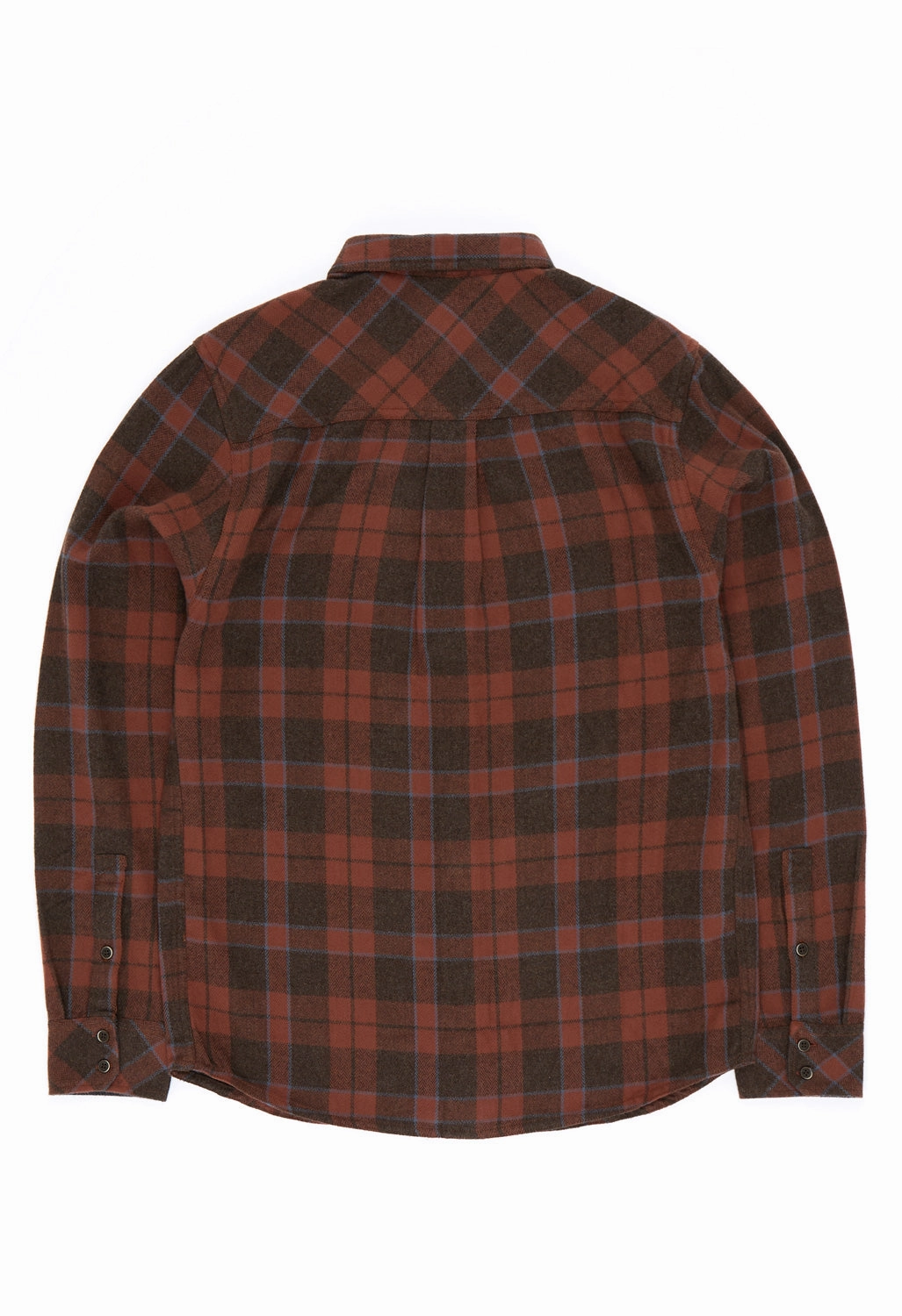 KAVU Men's Big Joe Shirt - Mahogany Brown Quality Material Trend-Driven