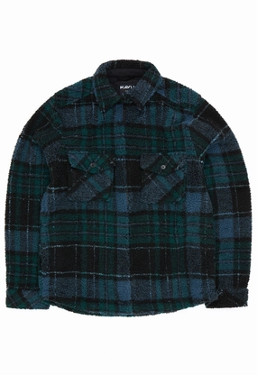 UV Resistant Finish Stain Resistant Material KAVU Men's McCord Creek Shirt - Cypress Night