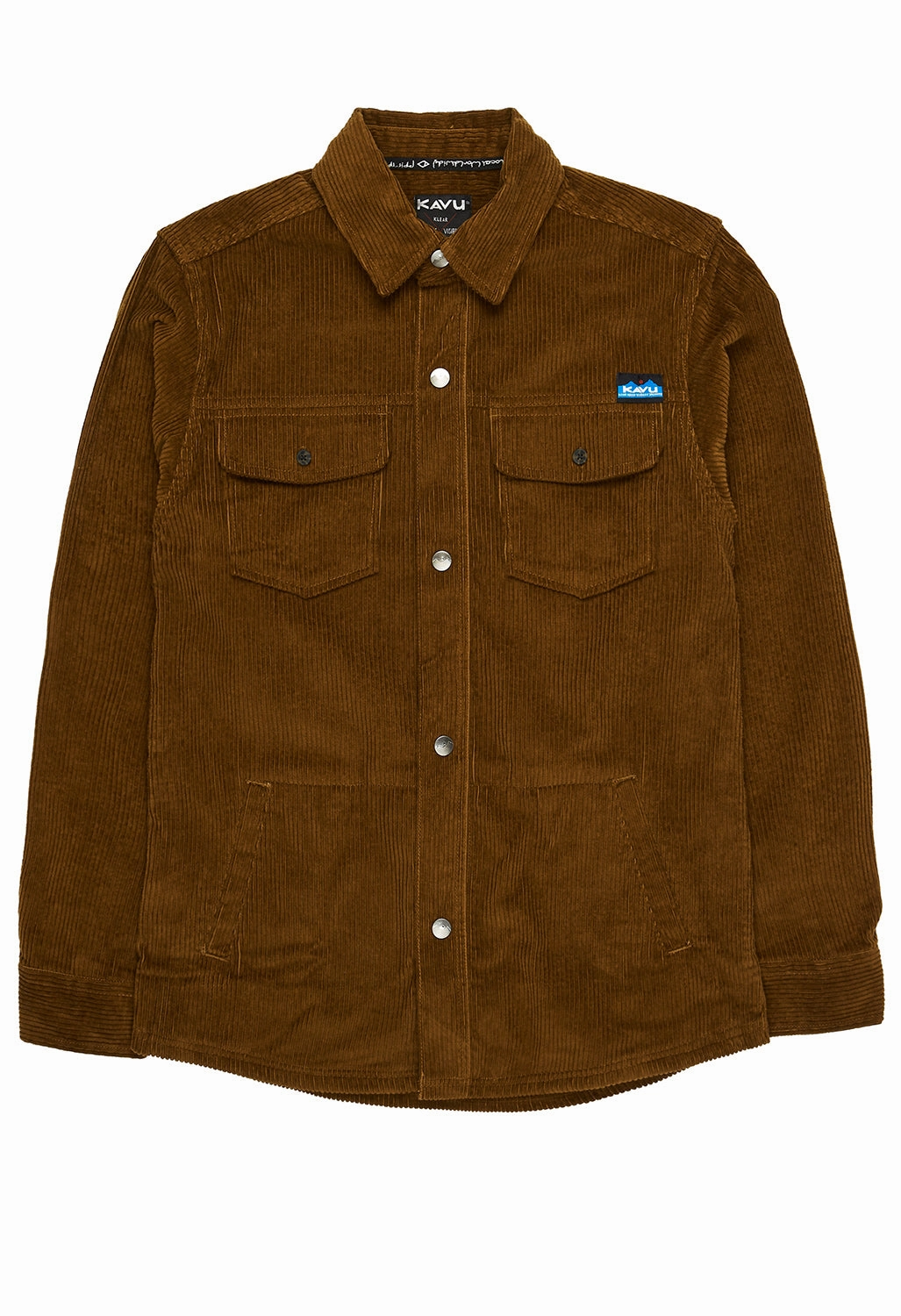 Non Iron Reinforced Shoulders KAVU Men's Petos Overshirt - Bronze Brown